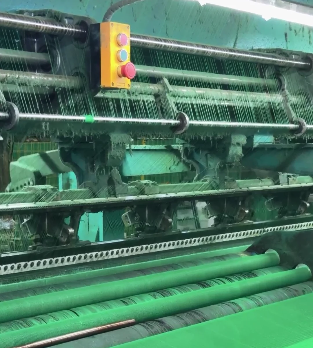Real agricultural shade-net production line